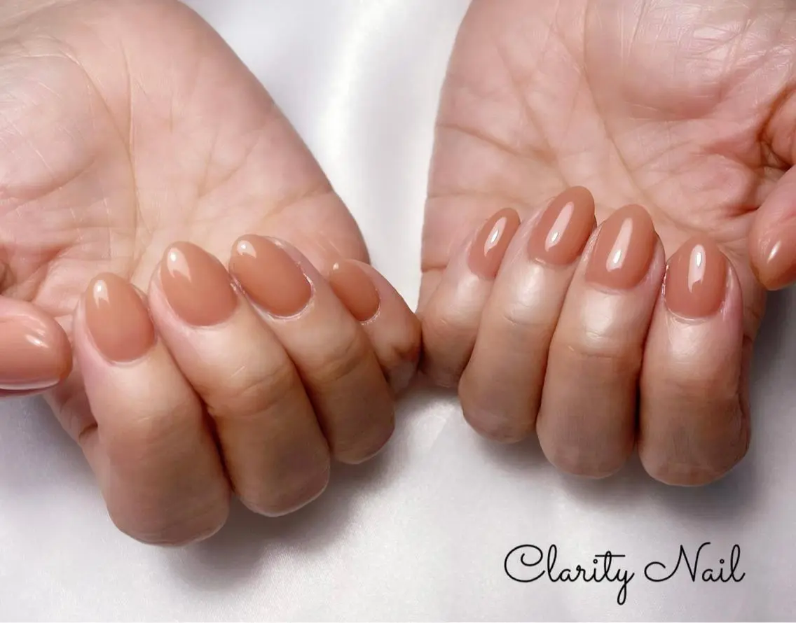 ネイル ワンカラーネイル ハンドネイル Clarity Nailのネイルデザイン
