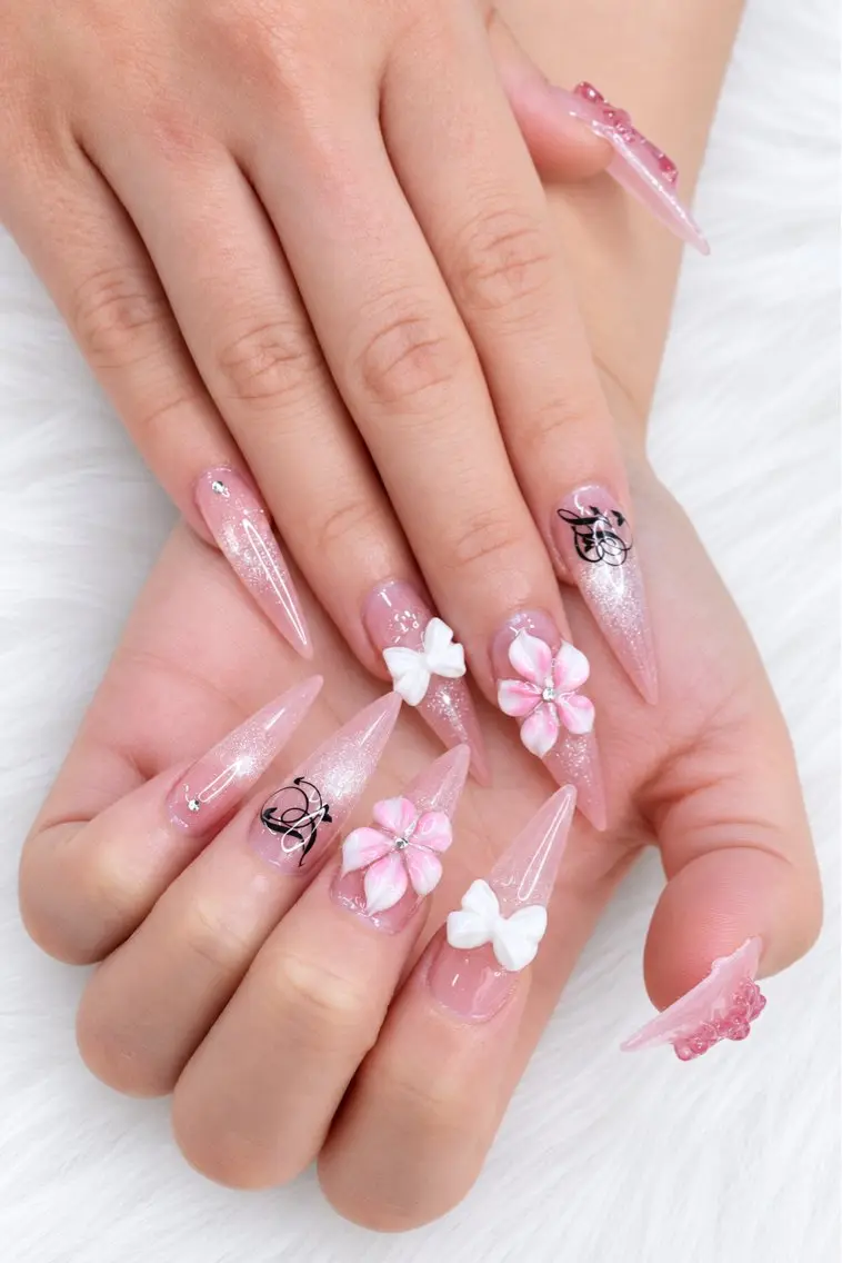 ネイル 韓国ネイル マグネットネイル 持ち込み ハンドネイル RINA Nailのネイルデザイン