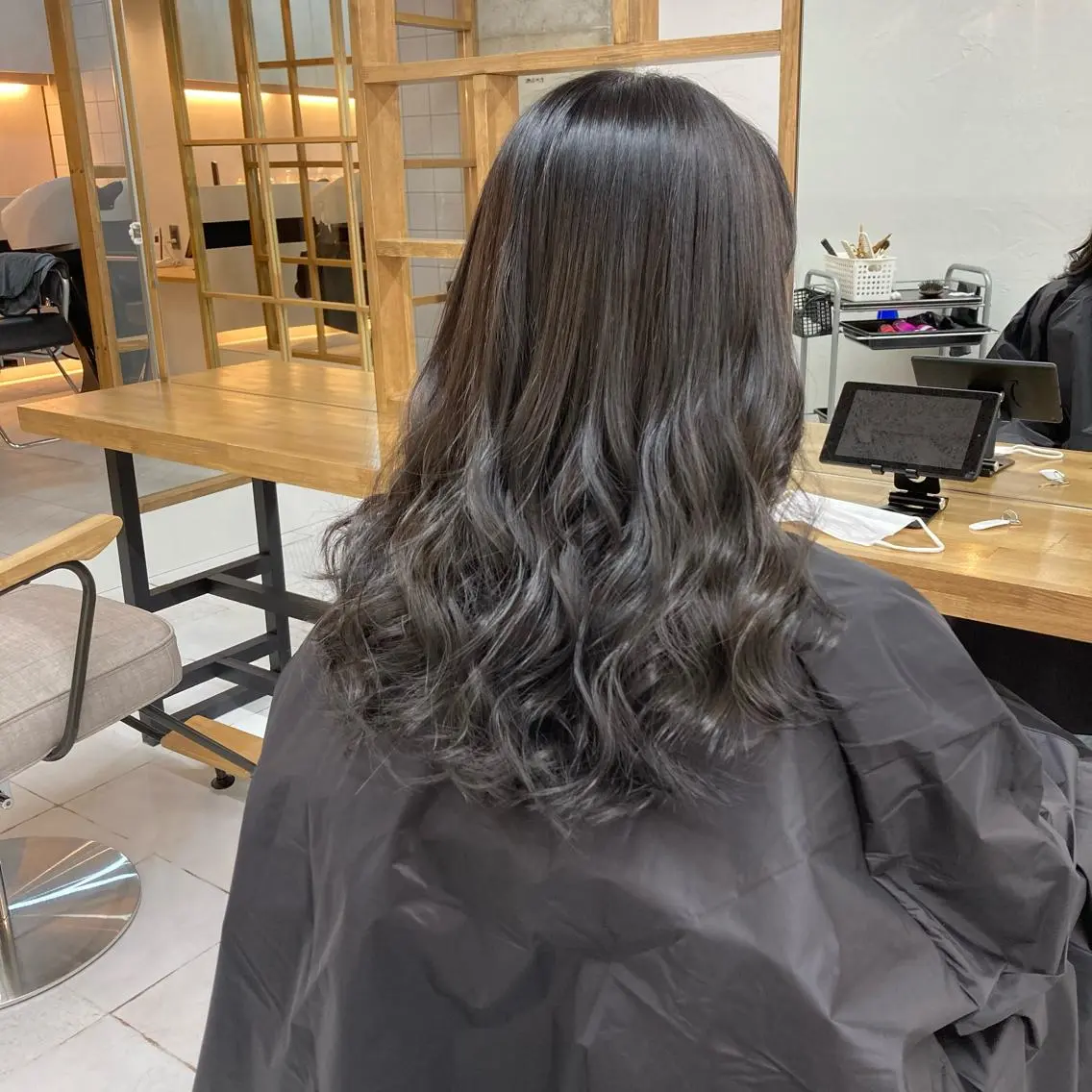 ロング カット ヘアカラー 韓国レイヤーカット★ 小林大樹のヘアスタイル