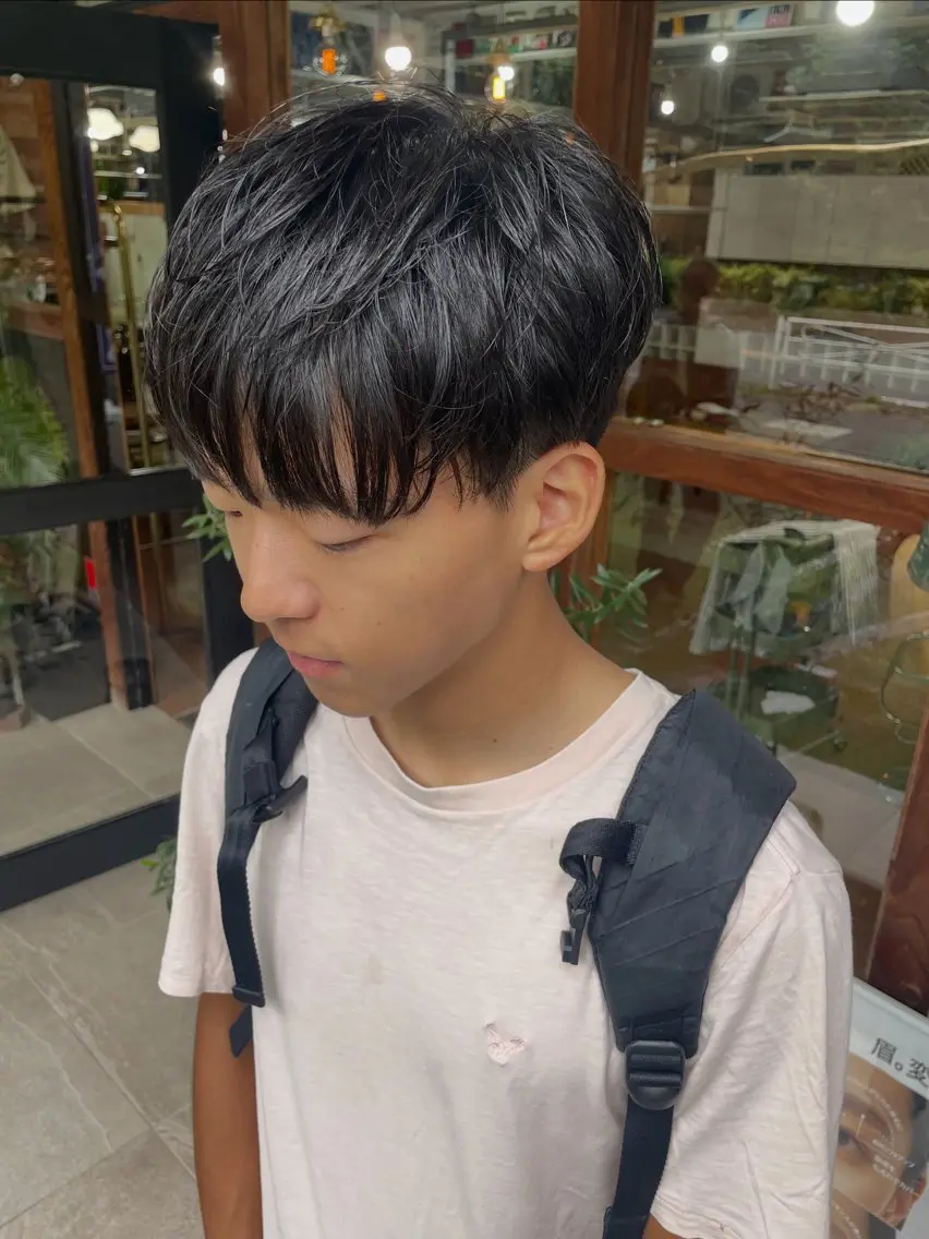 メンズ マッシュ 学生（メンズ向け） カット メンズパーマ特化 💥森田まさはるのヘアスタイル