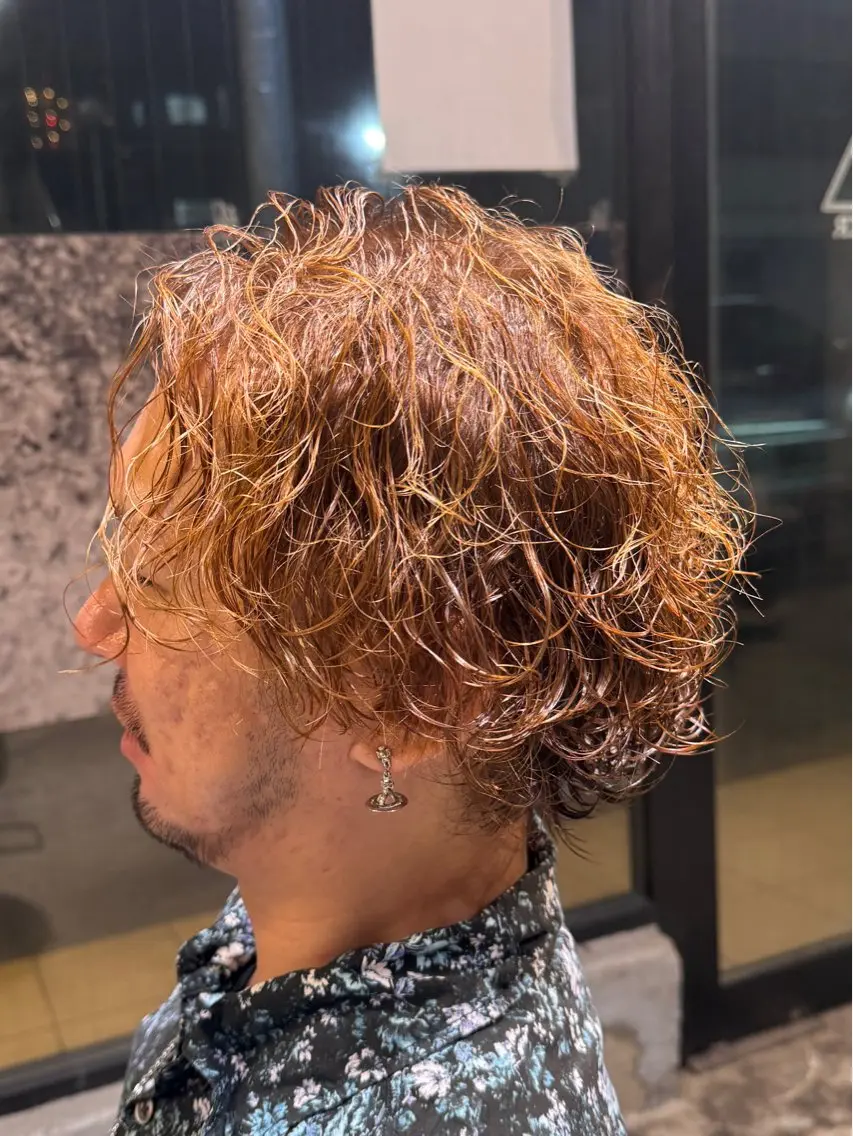 パーマ スパイラルパーマ パーマ 快斗🔥メンズパーマ 🔥モデル募集中🔥のヘアスタイル