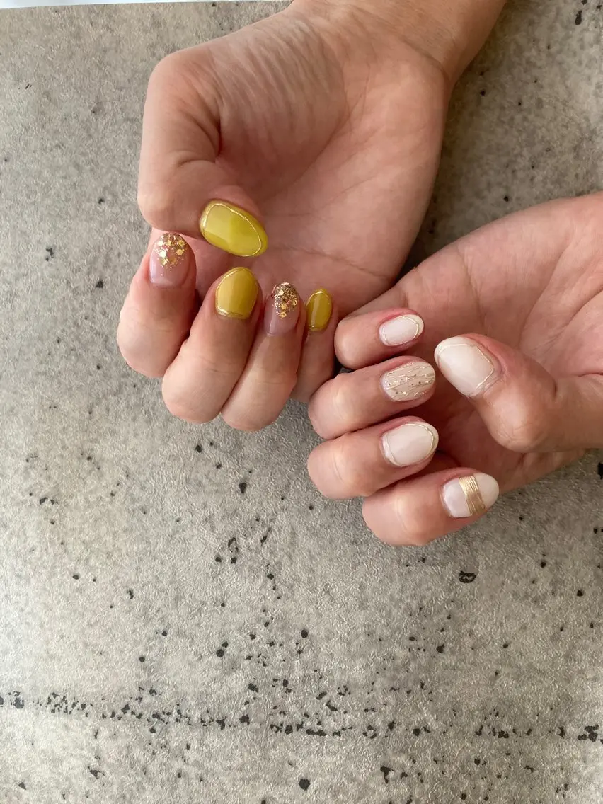 ネイル ミラーネイル ニュアンスネイル Luca nailのネイルデザイン