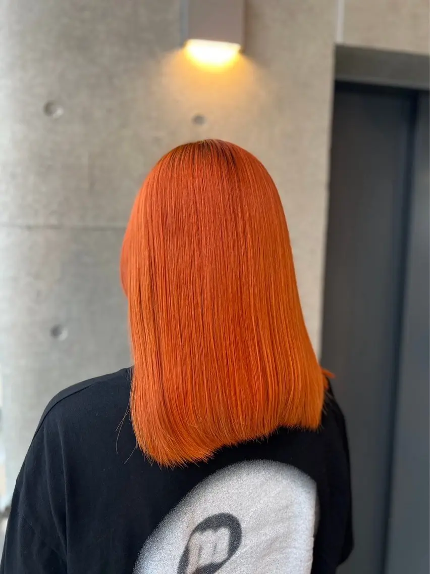 ミディアム 増田 偉月のヘアスタイル