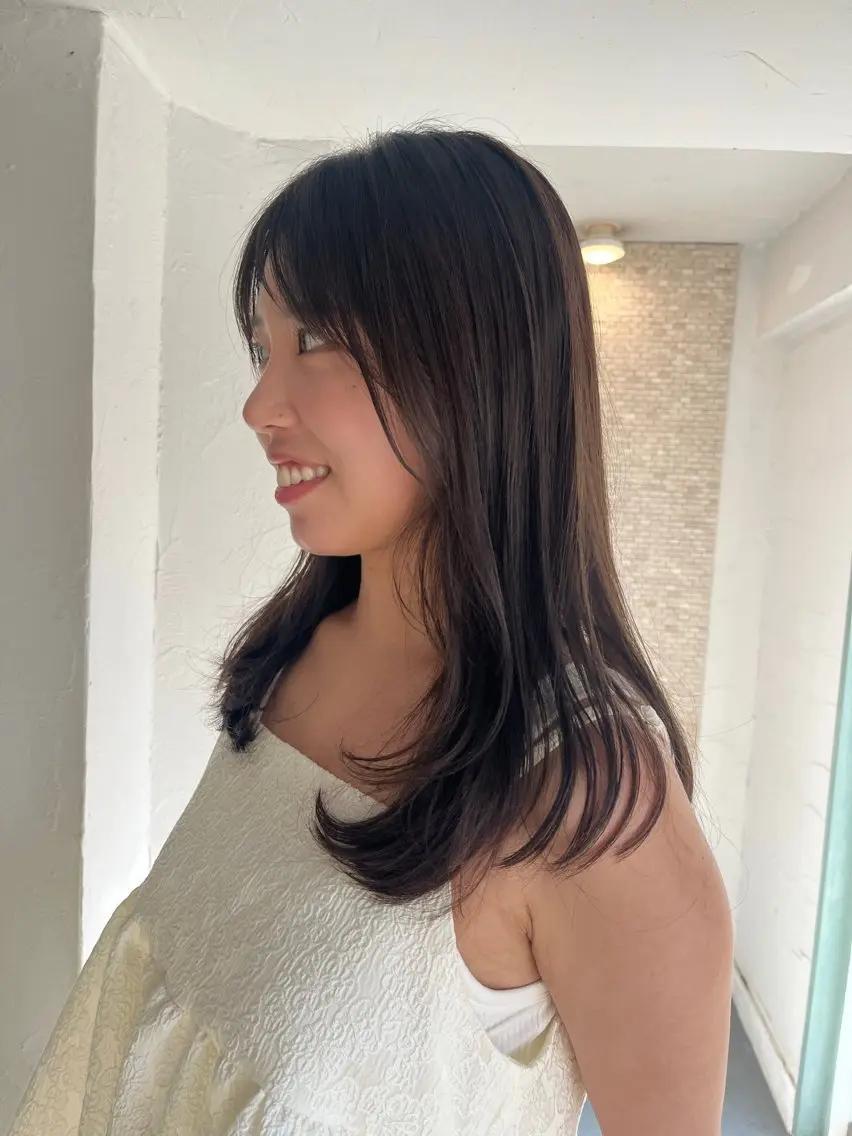 ロング カラー ヘアアレンジ 恵比寿｜眠れる ヘッドスパchacoのヘアスタイル