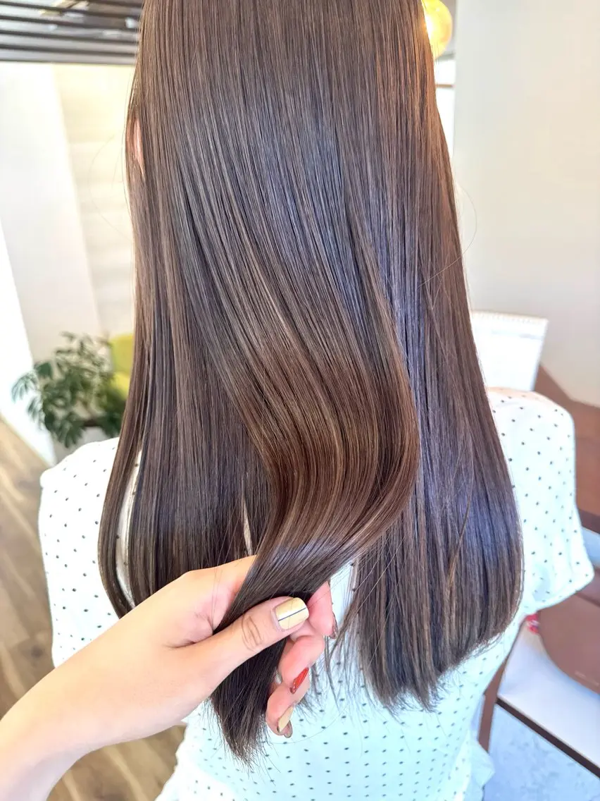 ロング カット ヘアカラー 🌿Hanon 藤井よし乃🌿のヘアスタイル
