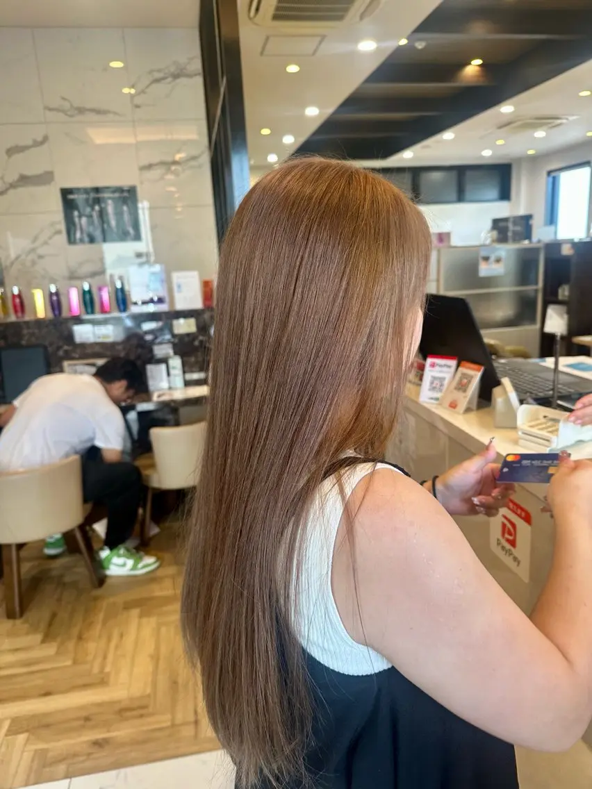 ロング カット ヘアカラー トリートメント arl 豊田店のヘアスタイル