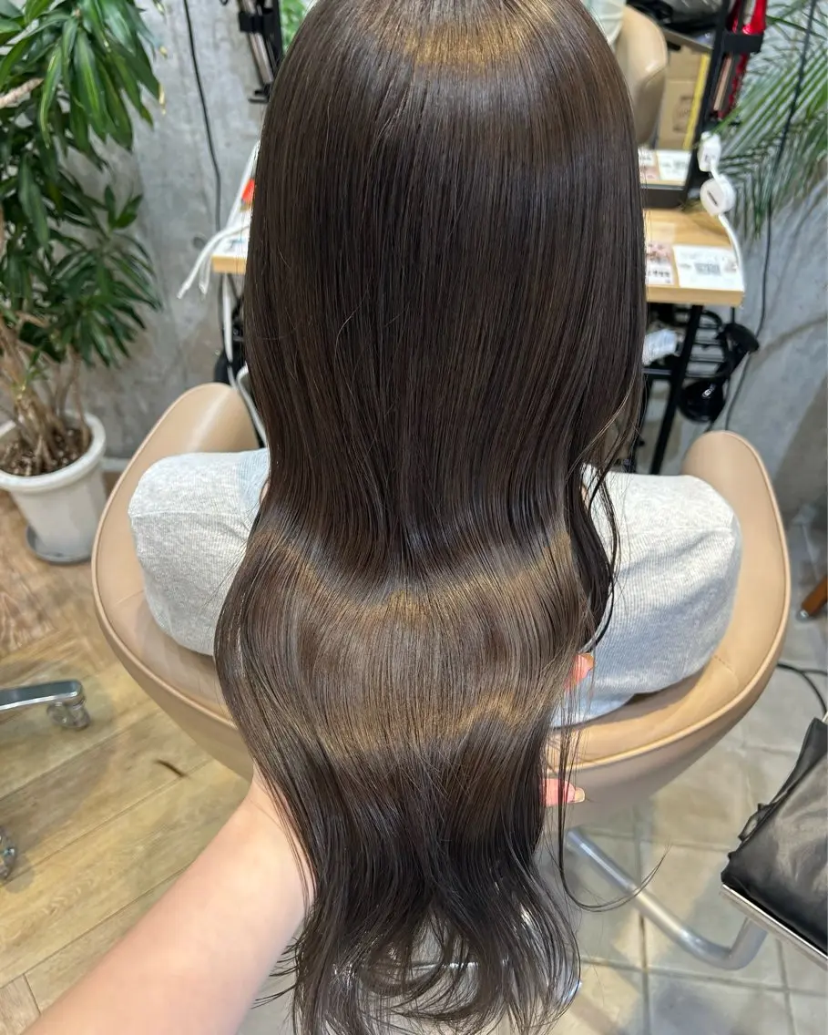 ロング ヘアカラー 似合わせカット&艶 カラー🤍ヒナタ🤍のヘアスタイル