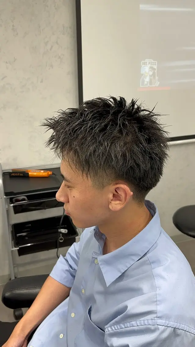 メンズカット＋シャンプーブロー込の写真