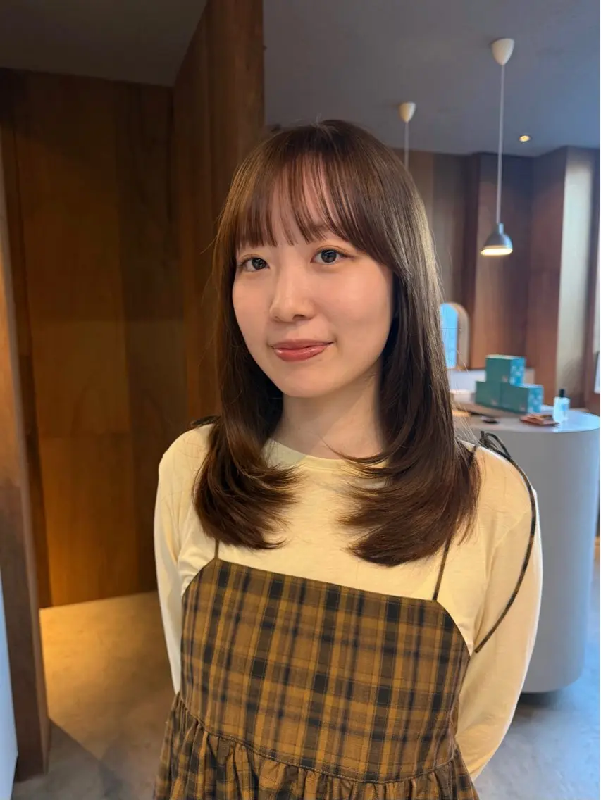 ミディアム cocoro /お顔まわりカットのヘアスタイル