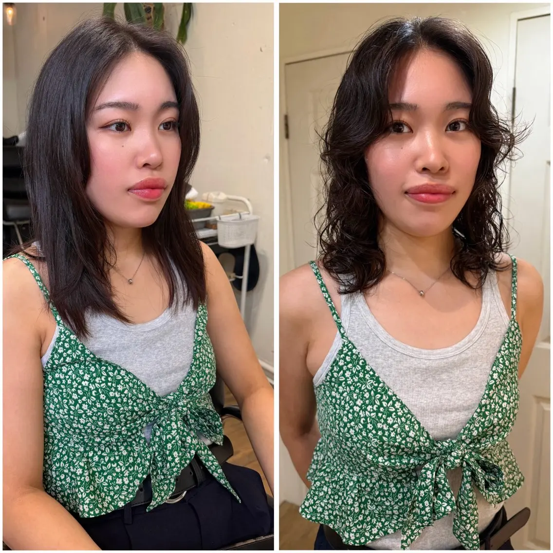 ミディアム パーマ カット パーマ YUKI デジパ モデル募集中！のヘアスタイル