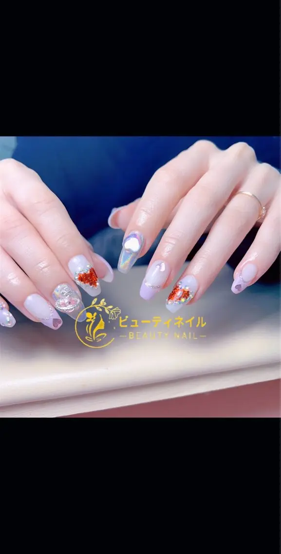 ネイル 長さ出し ジェルネイル Moonstone Salonのネイルデザイン