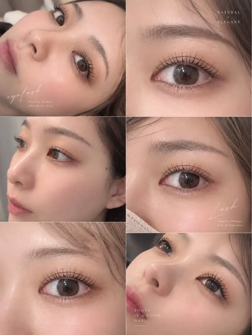 マツエク・マツパ ナチュラル 一重×まつ毛パーマ 野田 真央のマツエク・マツパデザイン