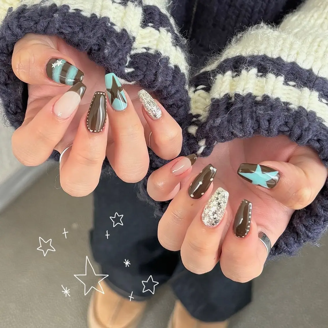 ネイル 持ち込み ハンドネイル Nailsalon BLOOM🌷 山崎のネイルデザイン