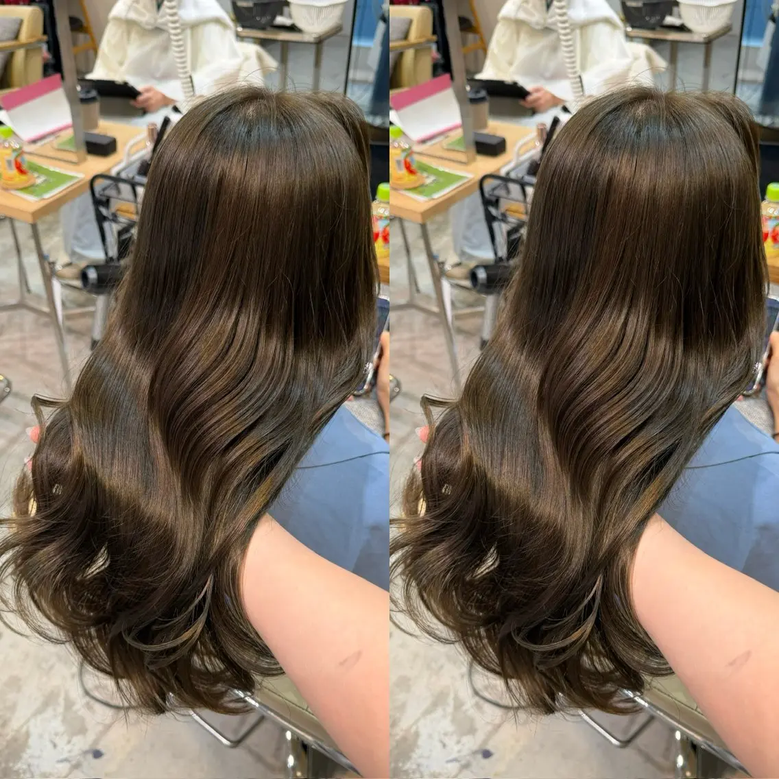 ミディアム カラー カット ヘアカラー 小顔矯正/レイヤー 透明感カラー✨生真のヘアスタイル