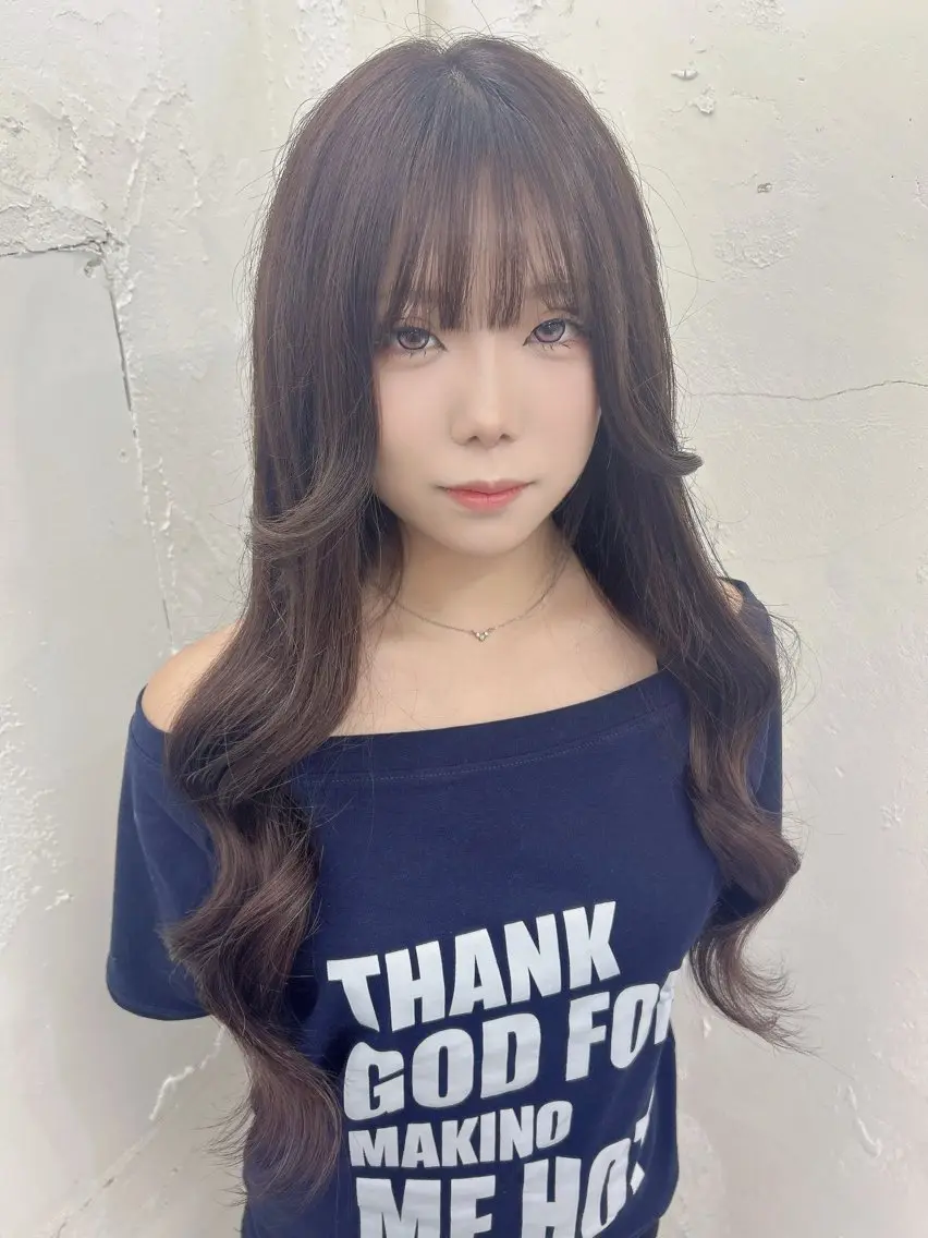 ロング シールエクステ エクステ ロング ヘアカラー エクステ 馴染ませエクステ/ ヒロヤのヘアスタイル