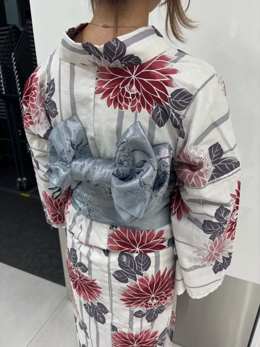 【これからの時期に大人気メニュー✨】浴衣着付け👘花火大会🎆や夏祭り🍧浴衣着て更に可愛くしてみませんか‼️の写真