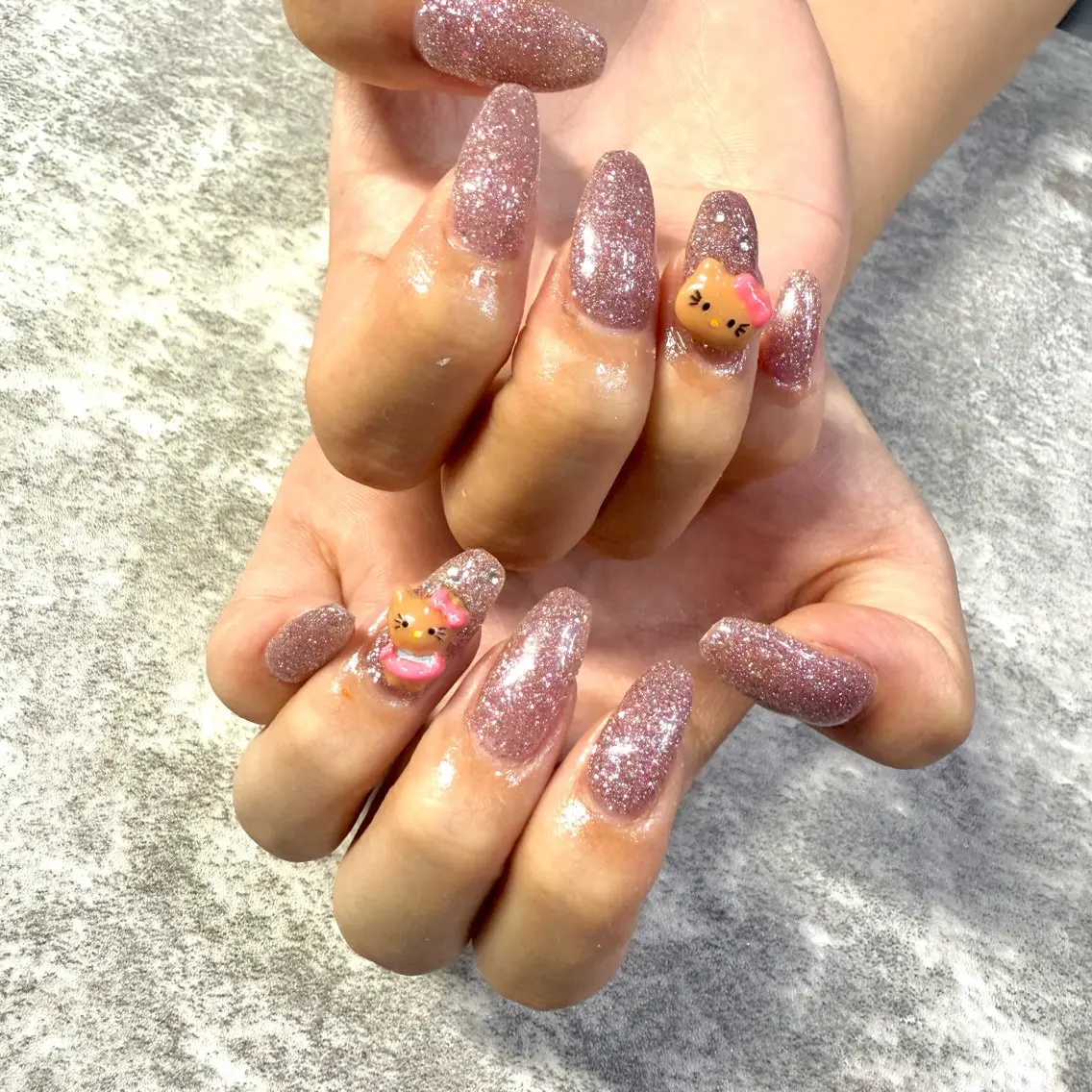 ネイル フラッシュネイル ピンク ★Rinail... .のネイルデザイン