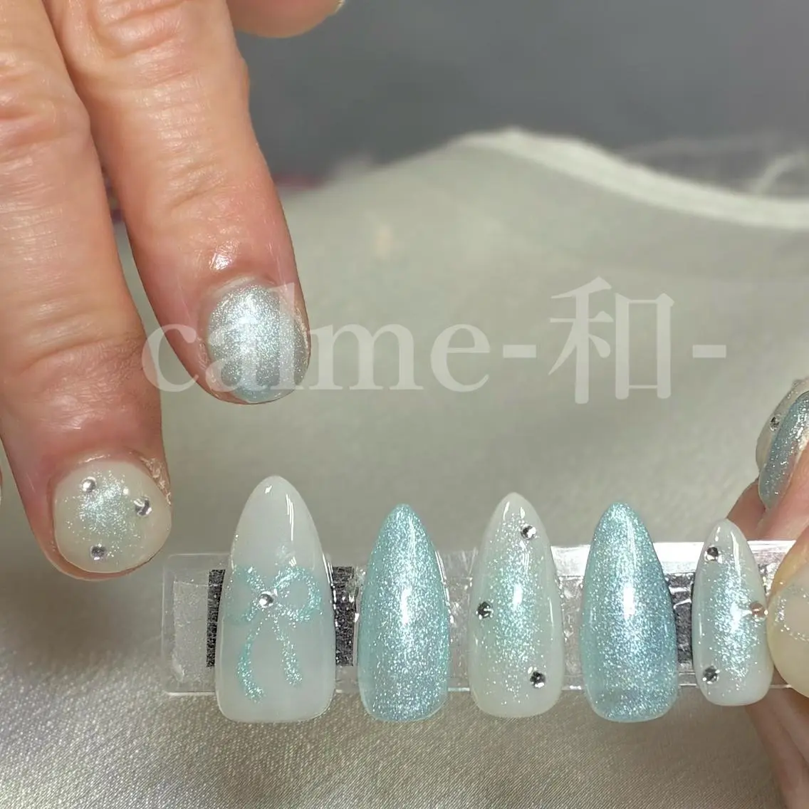 ネイル ハンドネイル calme-和- 753のネイルデザイン