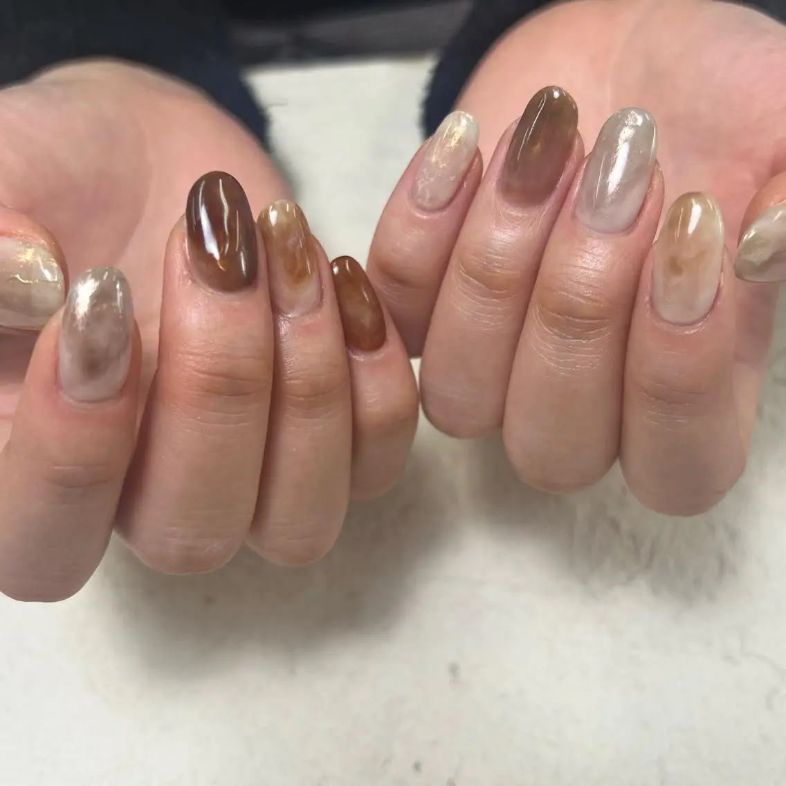 ネイル ハンドネイル nuás nailのネイルデザイン