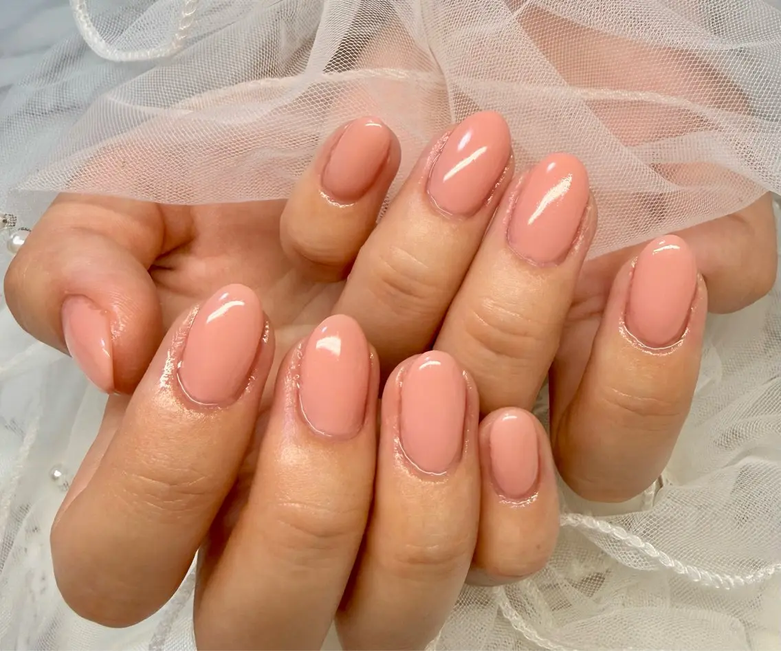 ネイル アートネイル チークネイル フラッシュネイル フラッシュマグ フレンチネイル Mai’s nailのネイルデザイン