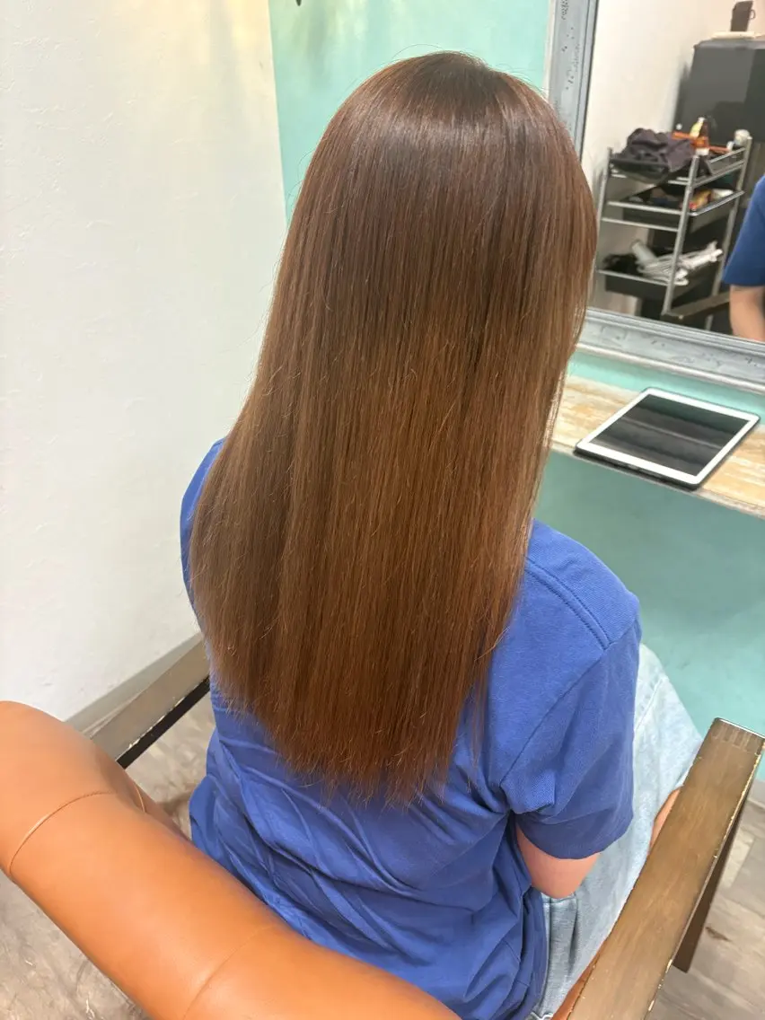 ロング カラー ブラウンカラー ERII /伏見 カットモデル募集中!のヘアスタイル