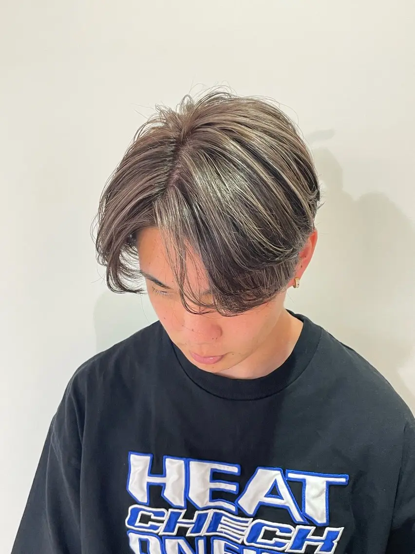 【新規men's】ブリーチダブルカラー+カットの写真