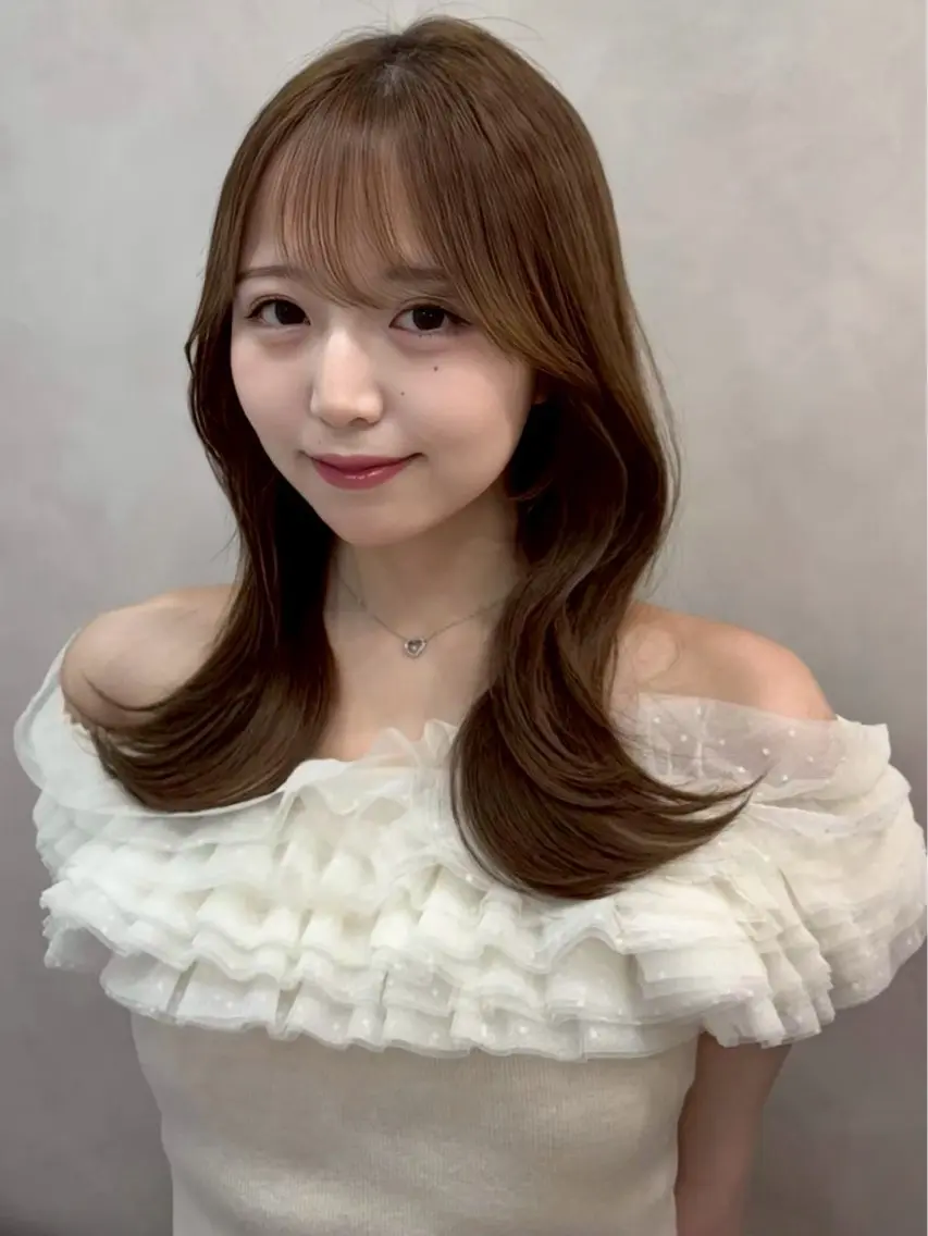 カラー ヘアカラー ✨️ブリーチなしカラ ー✨️/朝香のヘアスタイル