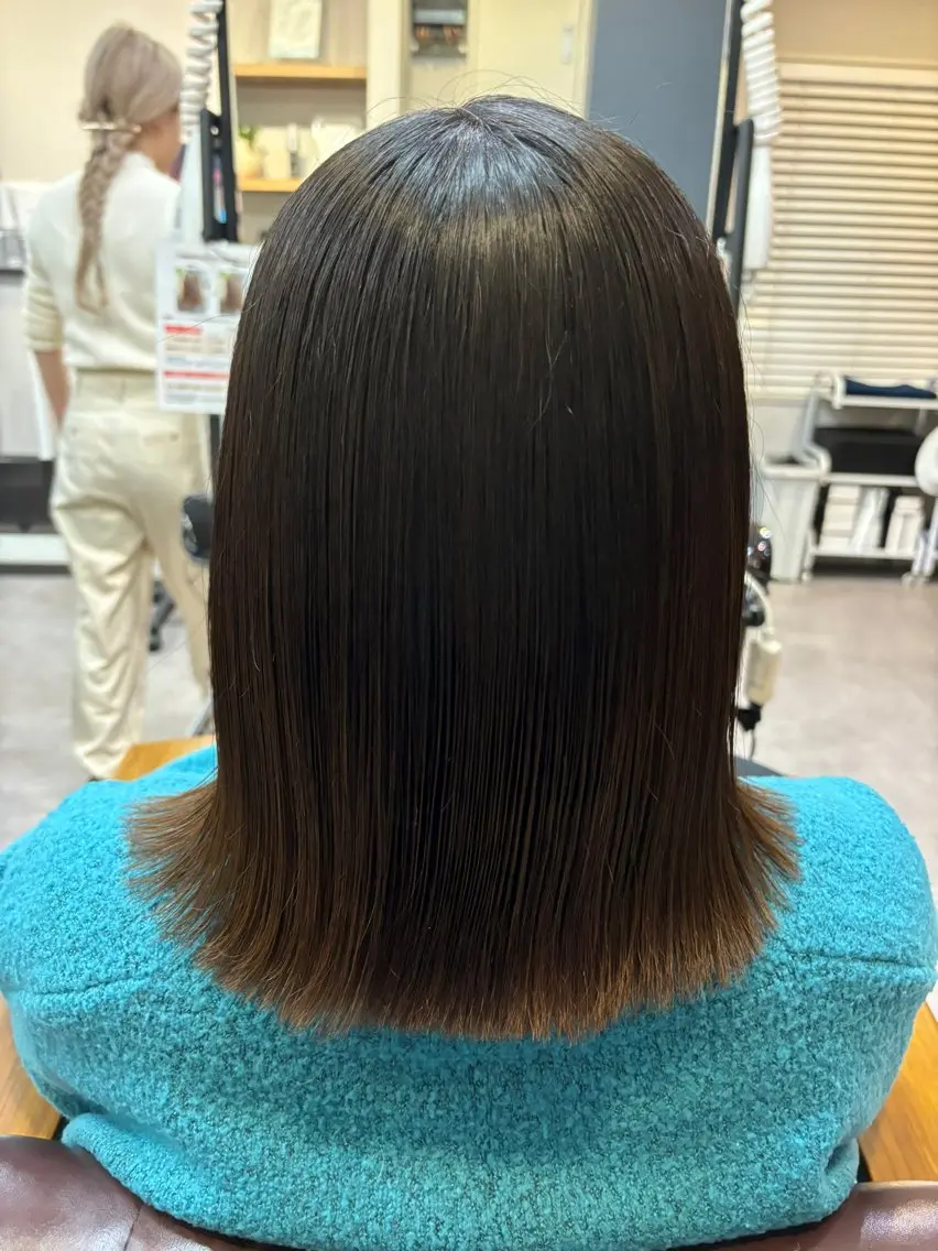 ショート ✨髪質改善カラー✨ ストレート☔脇田のヘアスタイル