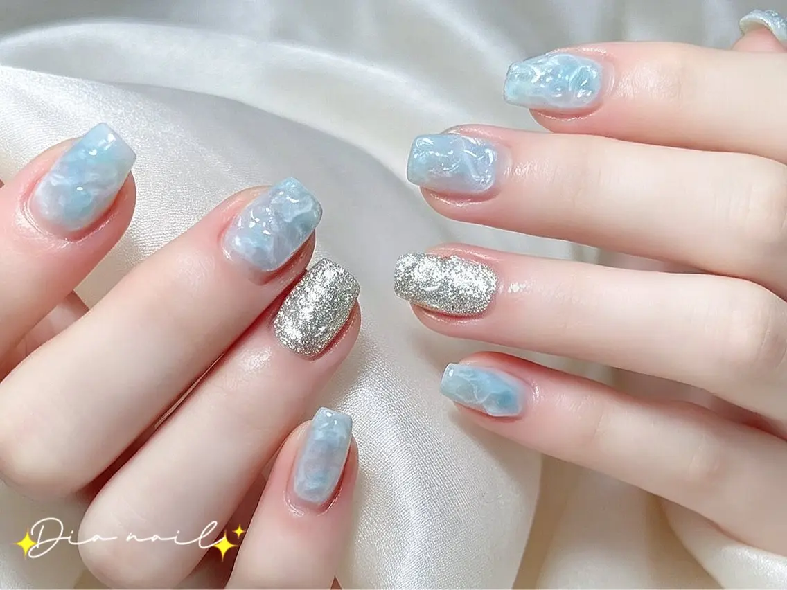 ネイル フットネイル 韓国ネイル レース マグネットネイル ニュアンスネイル ハンドネイル Dia nail サロンのネイルデザイン