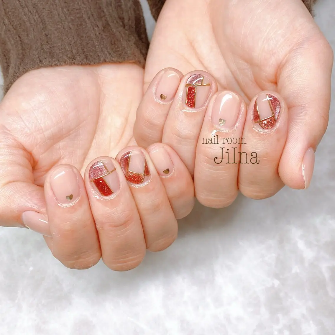 ネイル 持ち込み JiIna nailのネイルデザイン