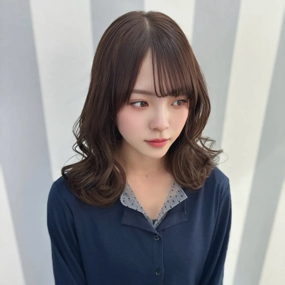 セミロング カラー ヘアカラー Ren. 🦋デザインカラーのヘアスタイル