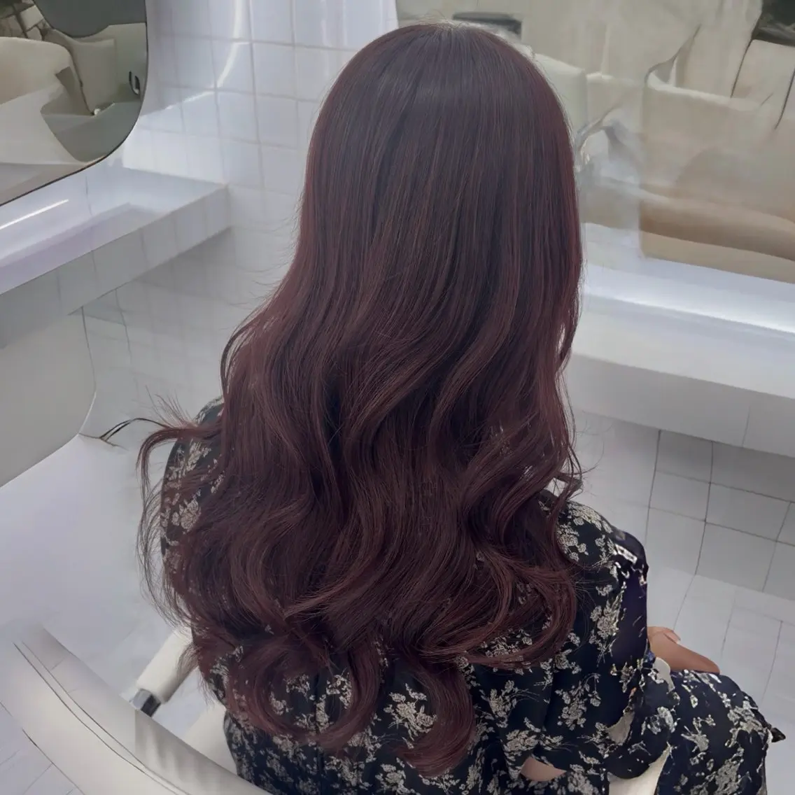 セミロング カラー アッシュ ベージュカラー ブリーチ ケアブリーチ ダブルカラー 透明感カラー/韓国 🩶ゆきのヘアスタイル
