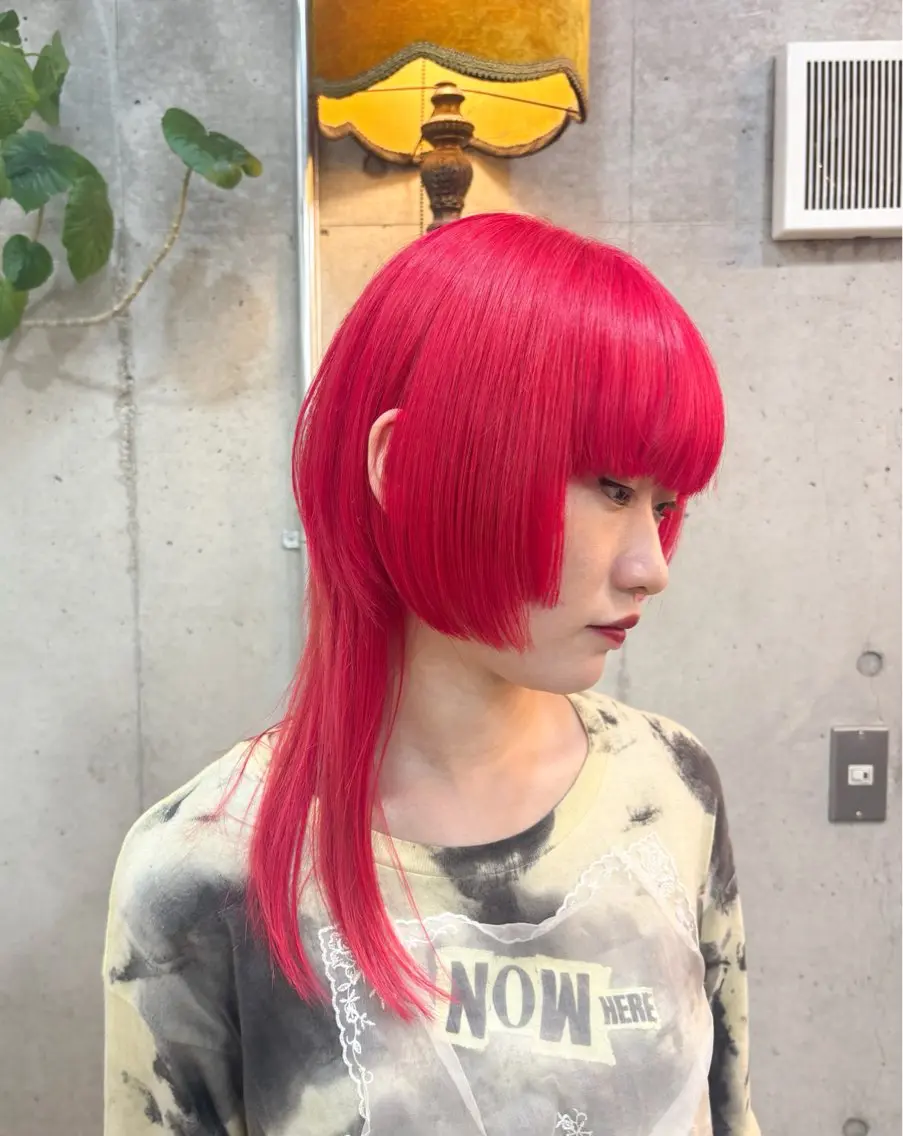 カラー ブリーチ ヘアカラー 🎨mickey ダブルカラー🪞✨のヘアスタイル
