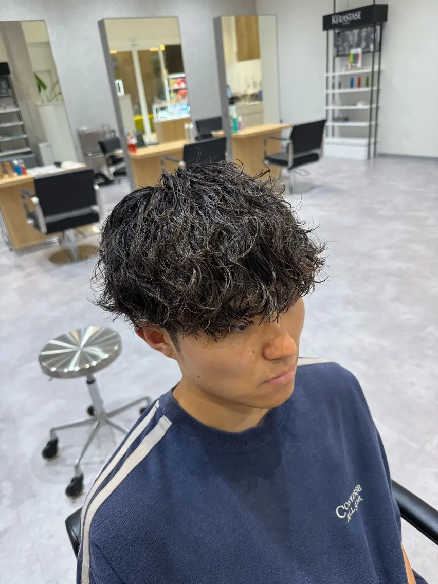 ショート カット パーマ 髪質改善/縮毛矯正 /メンズパーマ川田のヘアスタイル