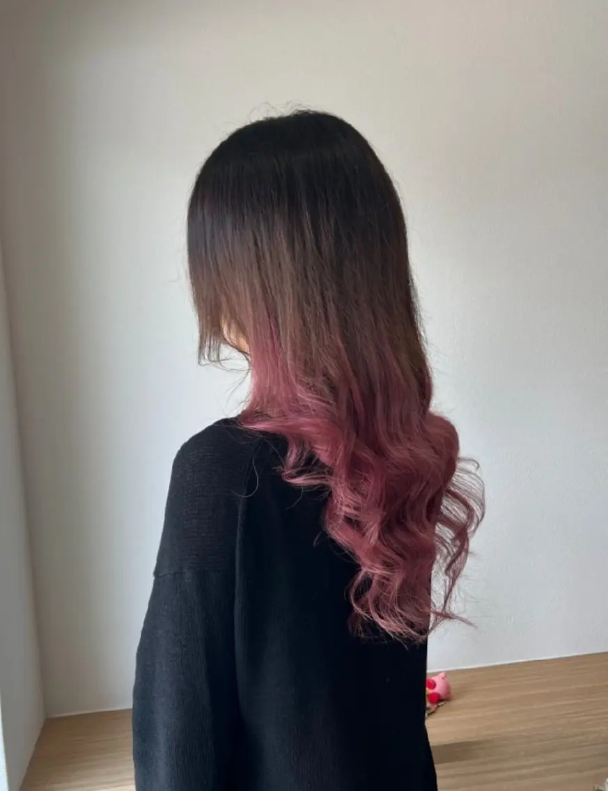 ロング プルエクステ エクステ 髪質改善 カット エクステ 小森 鈴佳のヘアスタイル