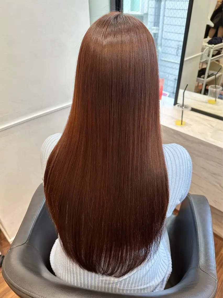 ロング カラー カット ヘアカラー トリートメント MOE /Zina横浜2ndのヘアスタイル
