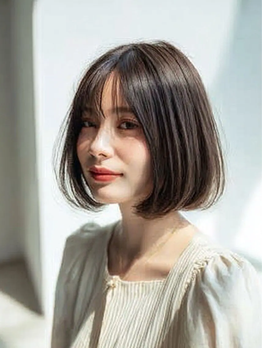 ショート カラー ヘアカラー 絶対可愛い暖色カラー 🌷うる艶🌷結奈✨のヘアスタイル