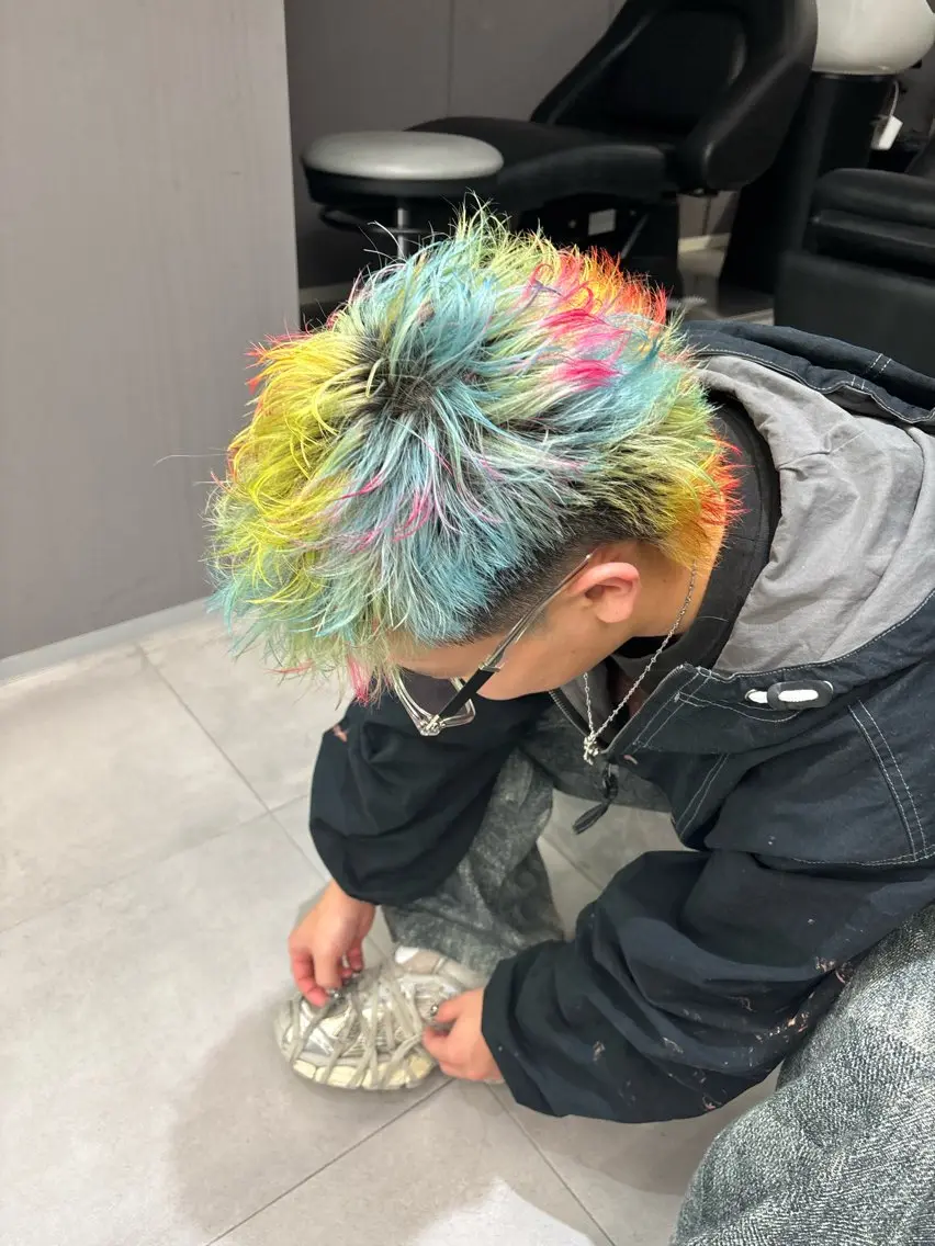 ショート カラー ヘアカラー デザインカラー /rioのヘアスタイル