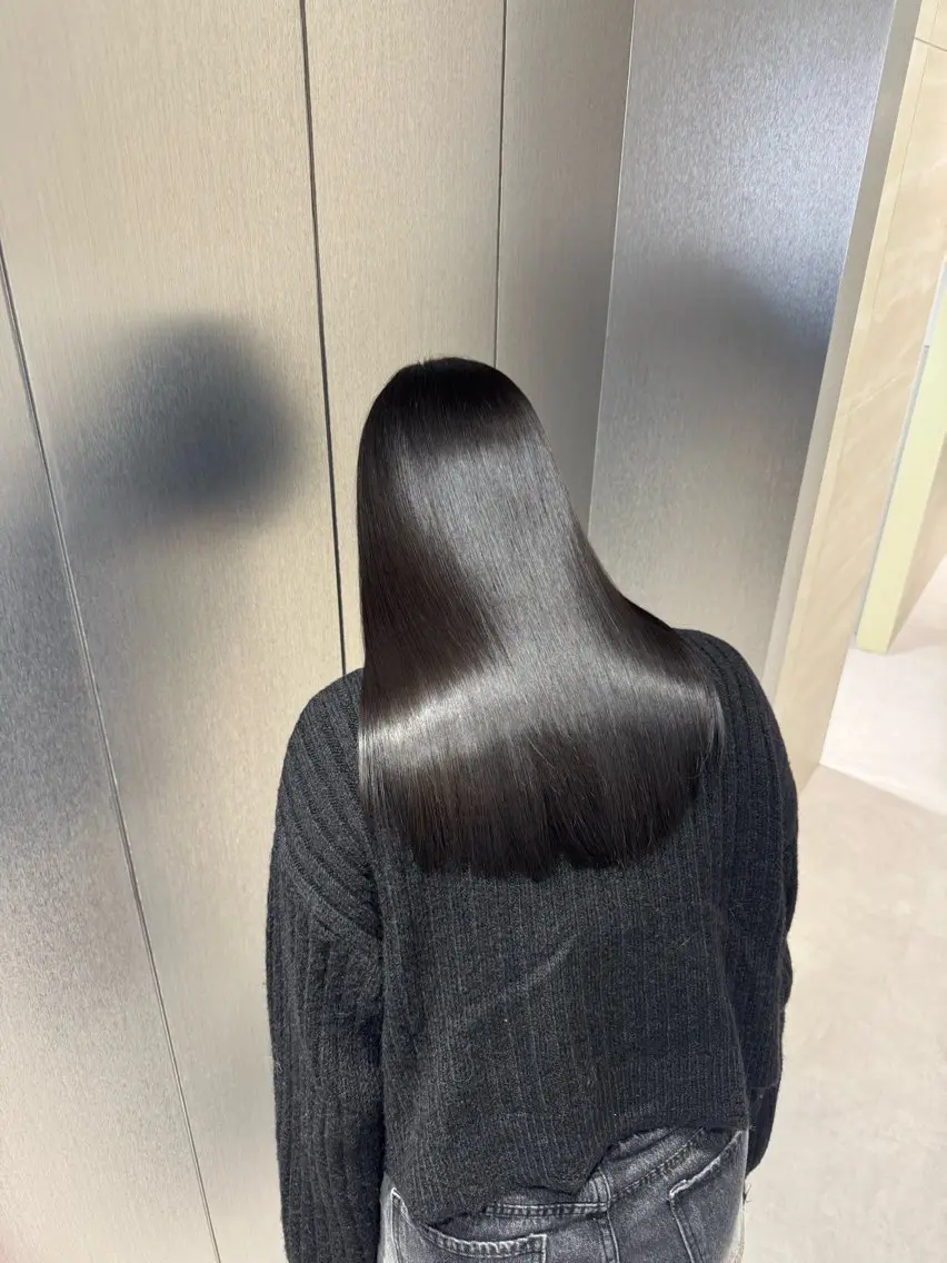 ロング 髪質改善 韓国風ヘア 縮毛矯正 TAKUMI 【美髪特化】のヘアスタイル