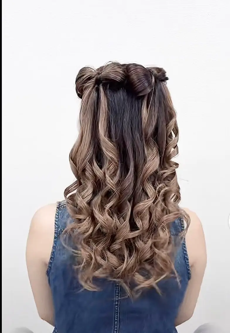 ヘアアレンジ ポニーテール ヘアセット ヘアサロン ミカヅキのヘアスタイル