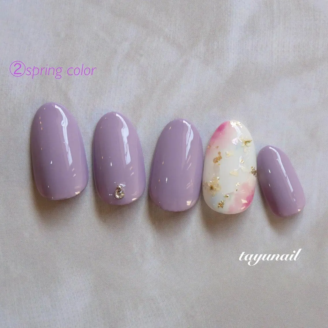 ネイル アートネイル ブルー フットネイル ニュアンスネイル パープル ネイルサロン 【たゆnail】のネイルデザイン