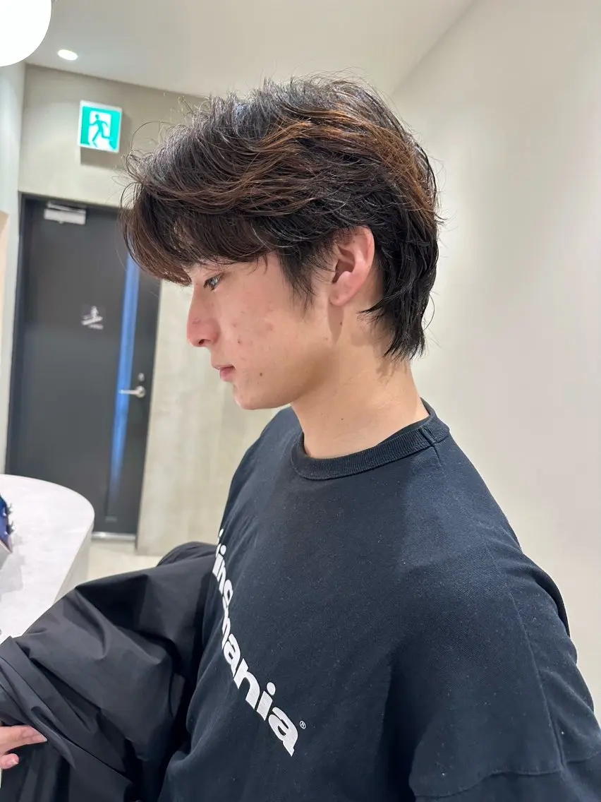 メンズ カット パーマ 半個室サロン🫧 ササキアヤカのヘアスタイル