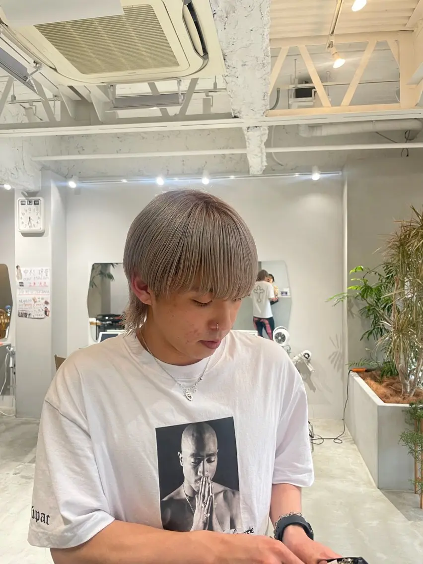 カラー 中村 玲音のヘアスタイル