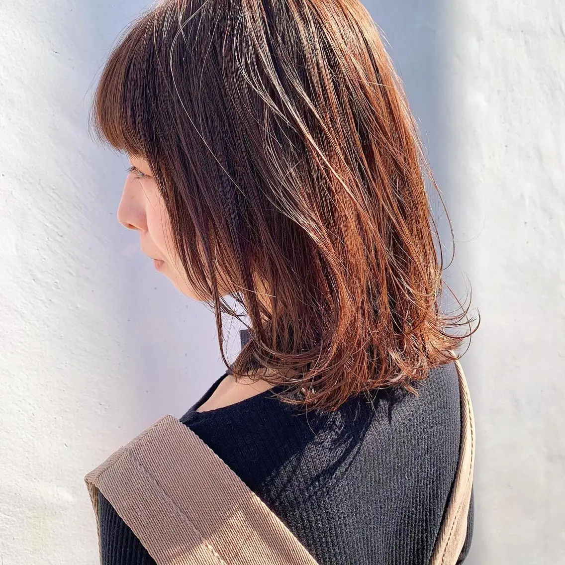 ミディアム カラー 中川 竜誠のヘアスタイル