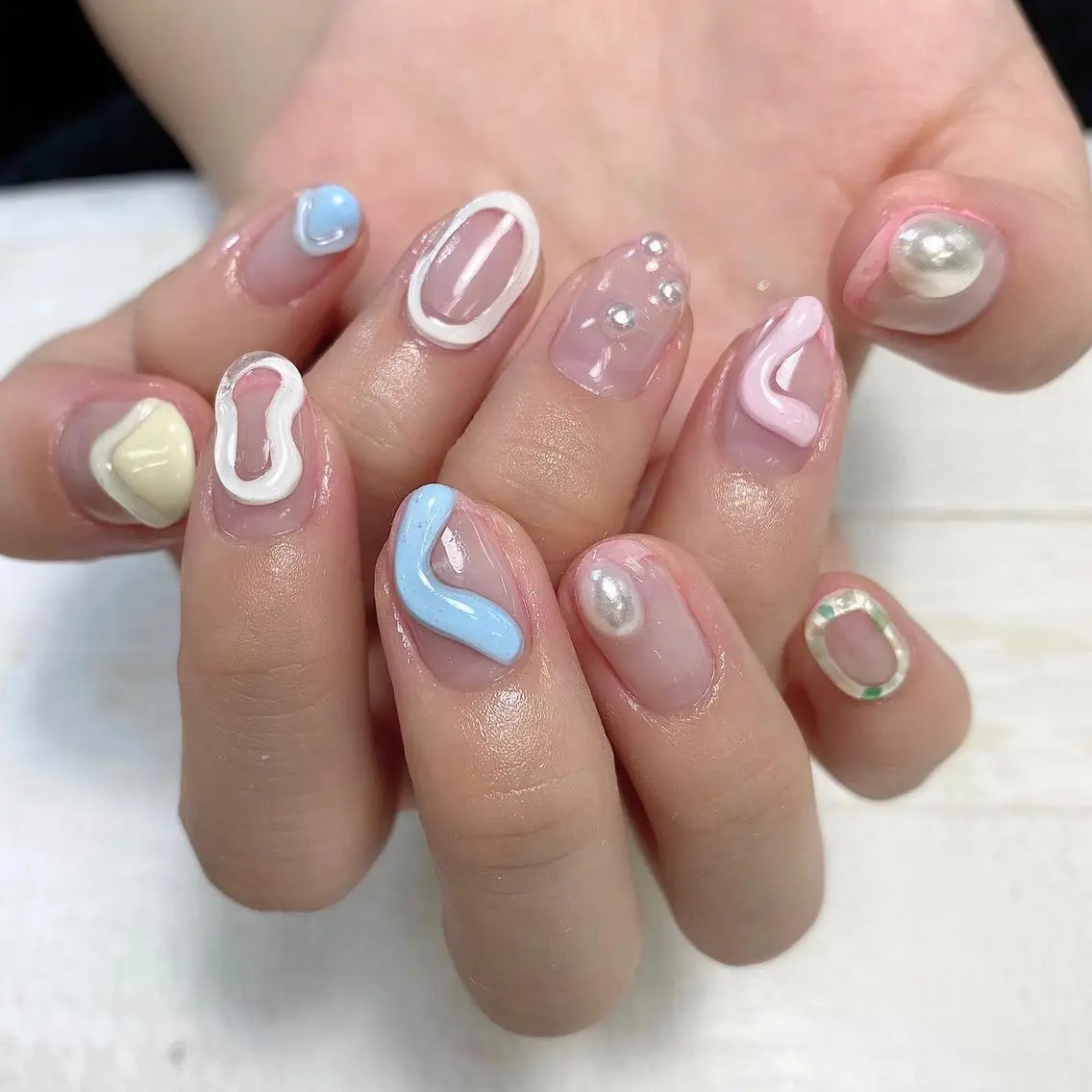 ネイル ハンドネイル nail salon 9NINEのネイルデザイン
