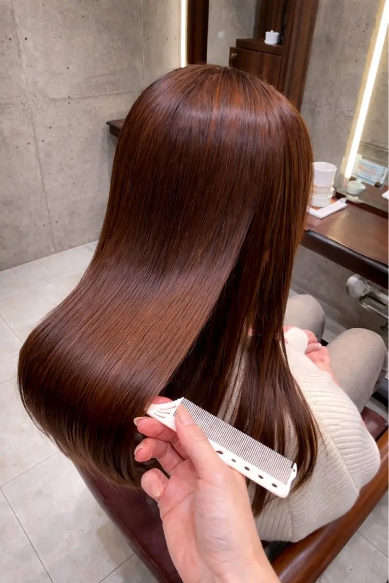 ロング カラー モデル募集中🩵 かれんのヘアスタイル