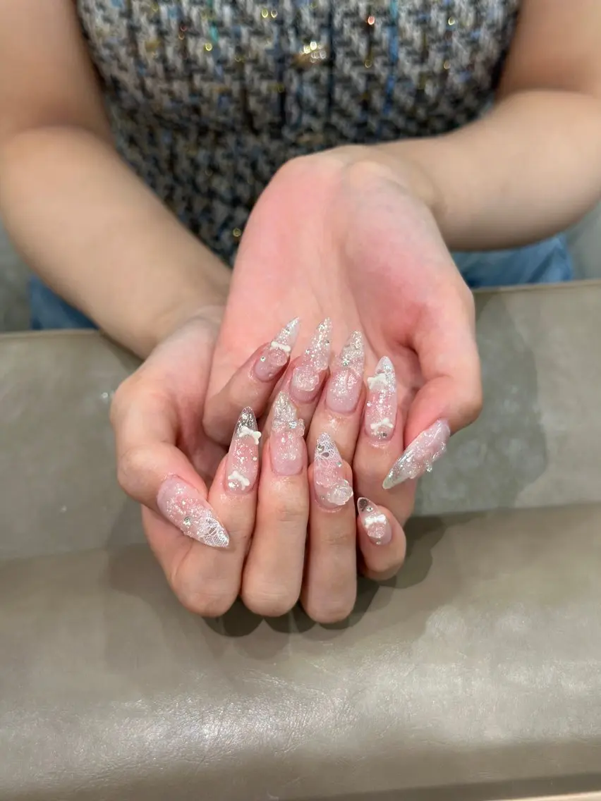 ネイル ジェルネイル 韓国ネイル 持ち込み シンプルネイル ワンホンネイル ハンドネイル 🎀AURA Nailsalonのネイルデザイン