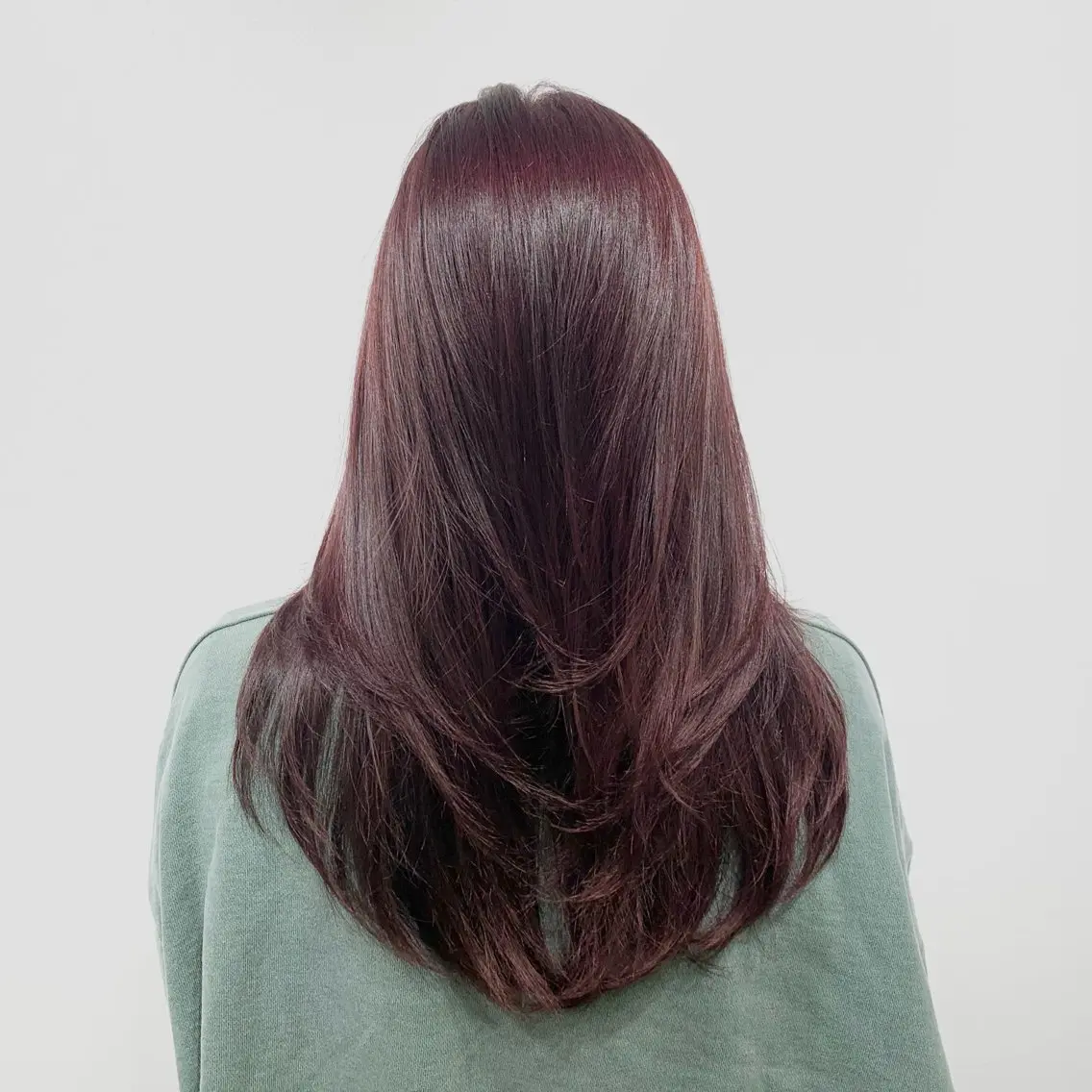 ロング カラー ヘアアレンジ キヨミ 韓国レイヤーカットのヘアスタイル