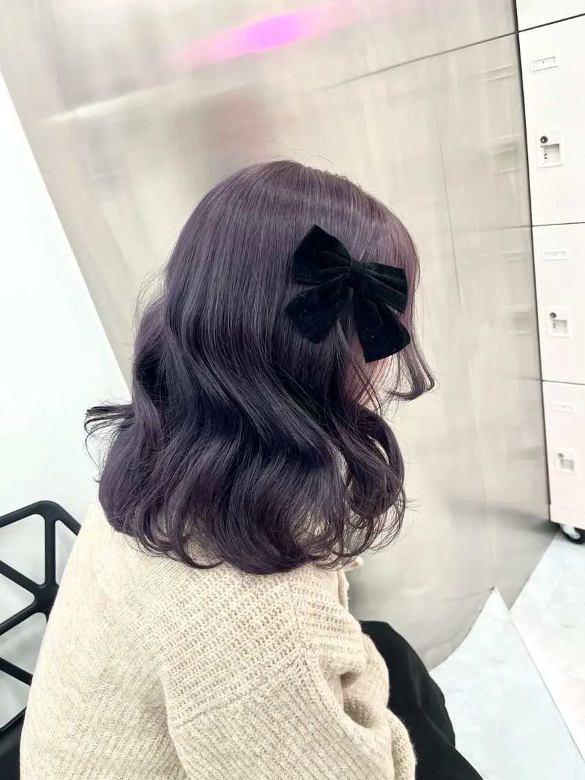 ロング ❤︎ワンホンガーリー なハイトーンヘア❤︎のヘアスタイル