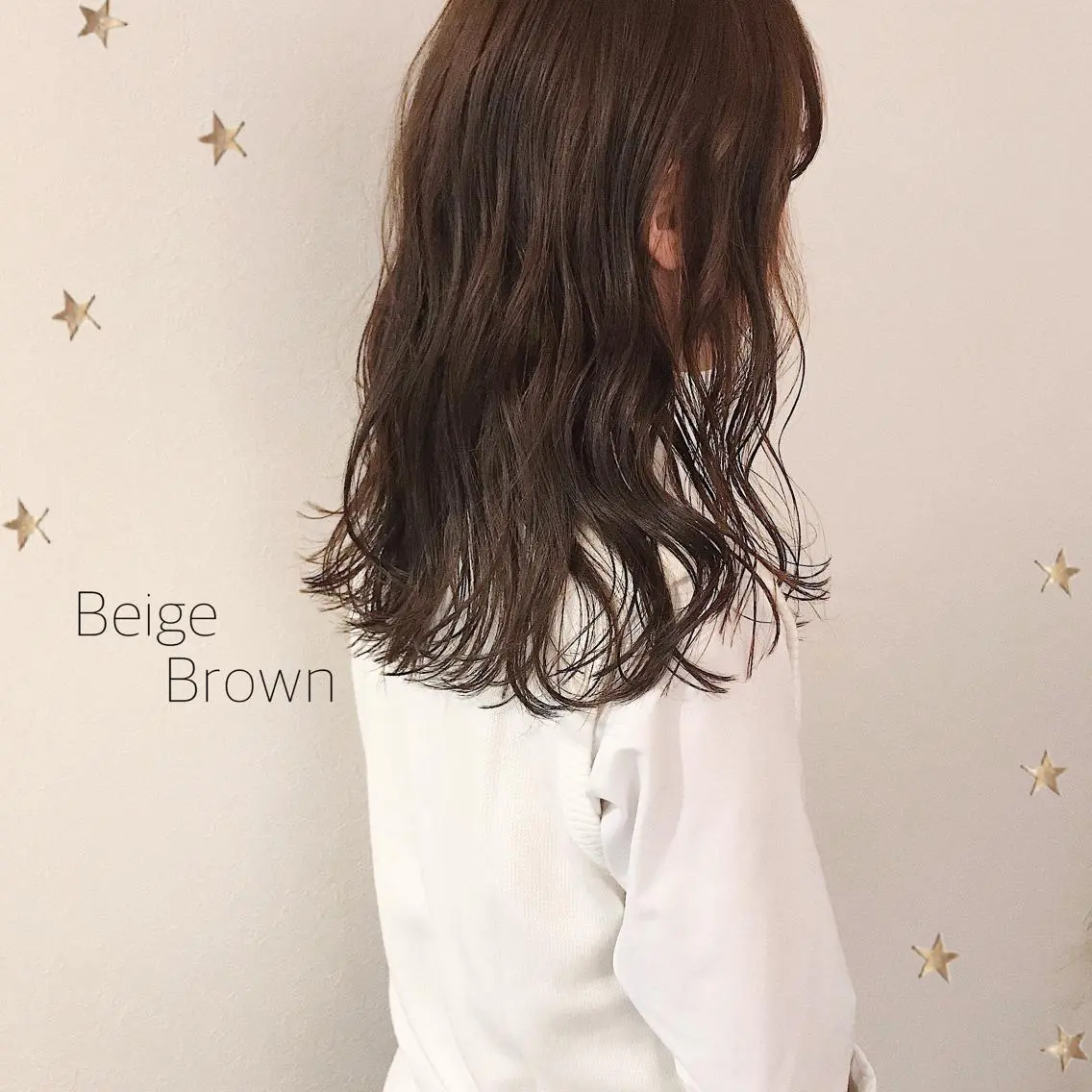 セミロング カラー ヘアカラー トリートメント 市川 千夏のヘアスタイル